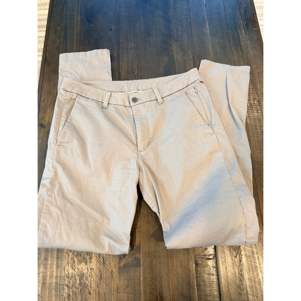 Lululemon ABC Slim Fit Pant Warpstreme Tan Khaki Mens 32x32 M5ABYS